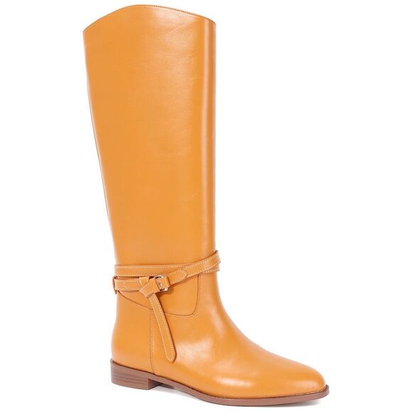 Tiffany & Fred Paris Leather Riding Boot Brown